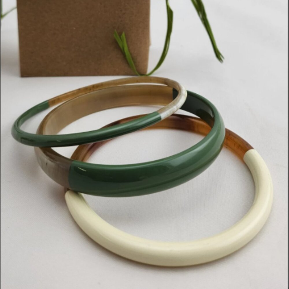 Buffalo horn bangle